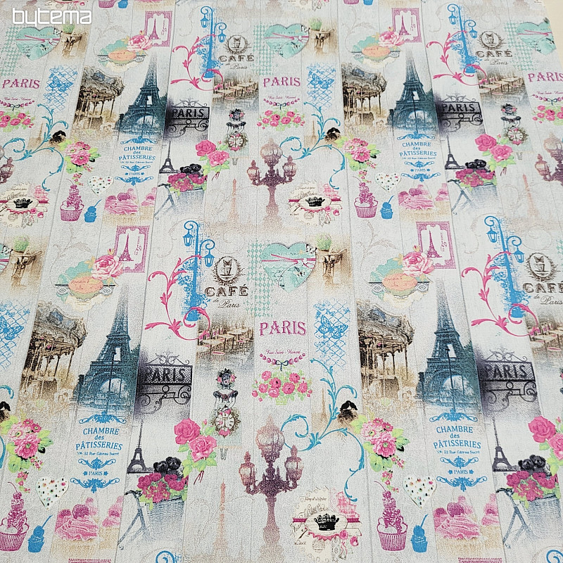 Dekorativna tkanina PARIS digitalni print 3D
