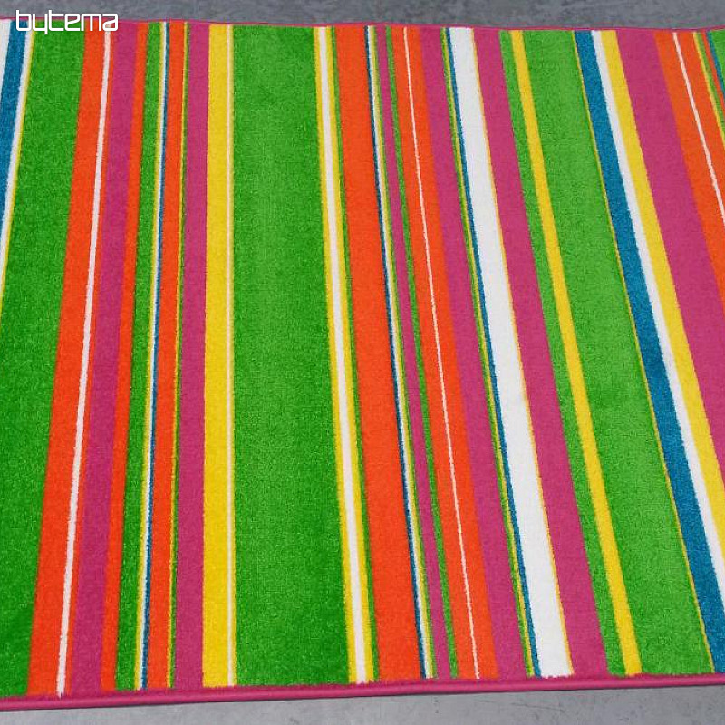 Dječji komadni tepih CITY stripe pink