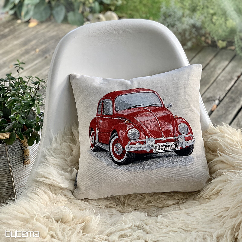 Navlaka za jastuk VW BUBA CRVENA