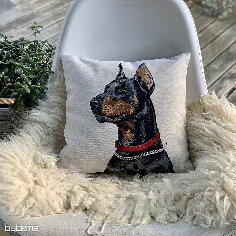 Tapiserijska jastučnica Doberman