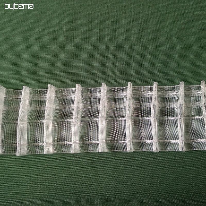 Lepršava vrpca za zavjese 8 cm, 1:2