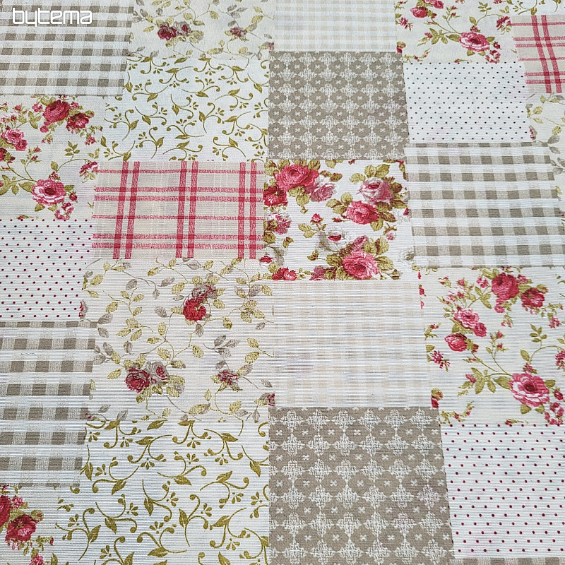 Dekorativna tkanina ROSE MARTA patchwork