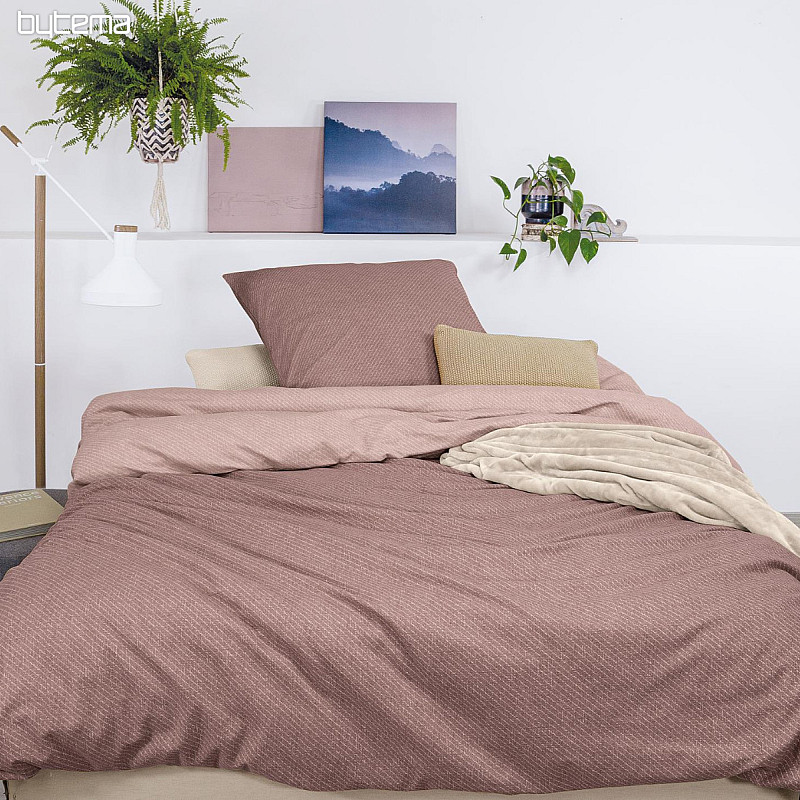 Luksuzna posteljina od flanela IRISETTE Koala 60 old pink