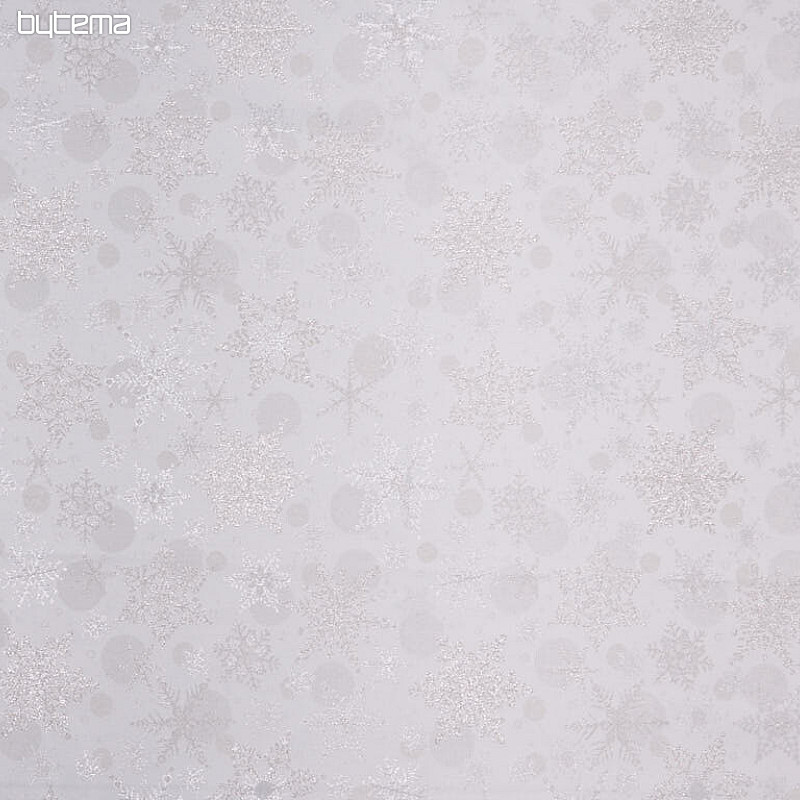 Dekorativna žakard tkanina FLAKES II. prirodno srebro