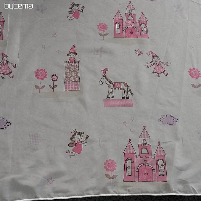 Dječja zavjesa PRINCESS sa dvorcem