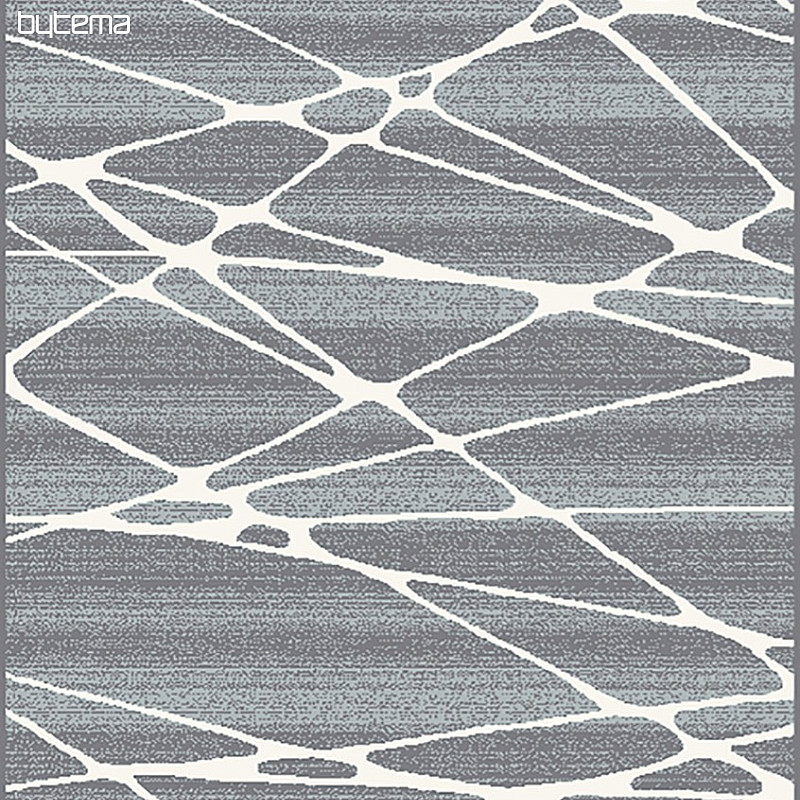 Komadni tepih BOHO geometrijski plavo/bijeli