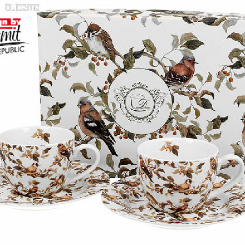 Ptaszki set šalica i tanjurić 90 ml