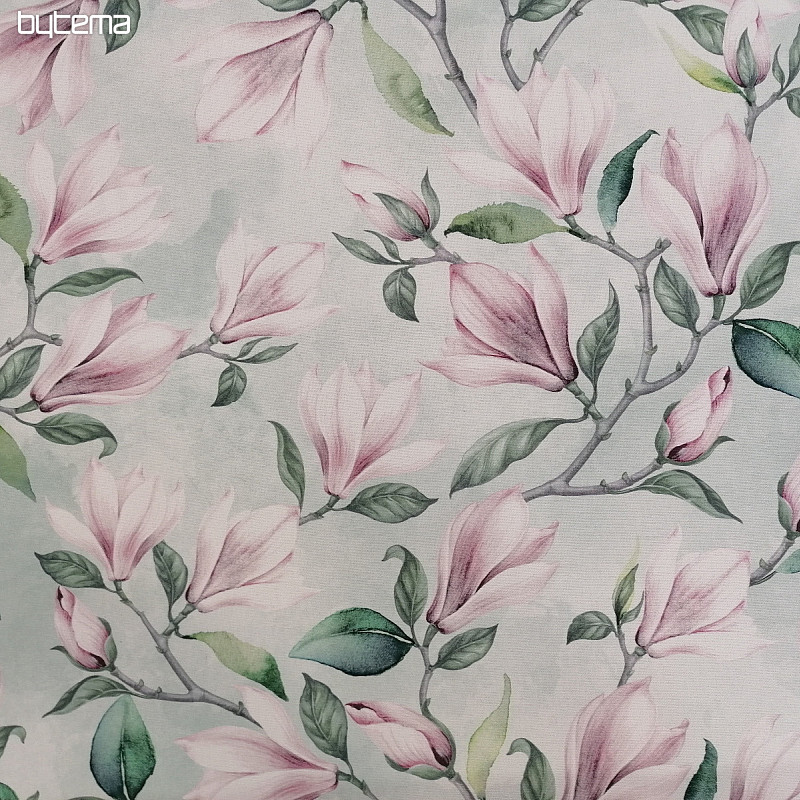 Dekorativna tkanina MAGNOLIA zelena