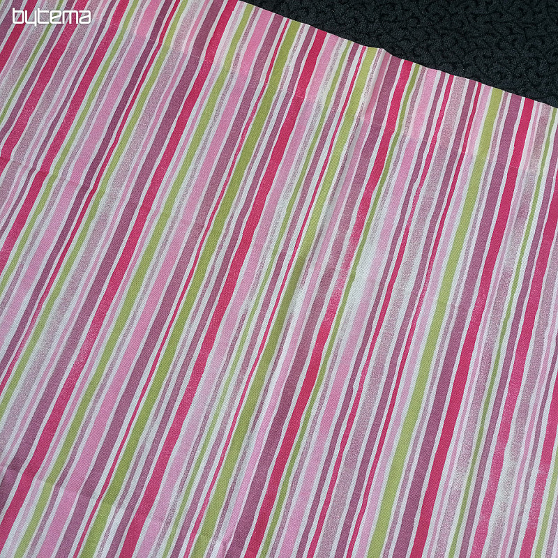 Ukrasna zavjesa Stripes pink 130x248 cm