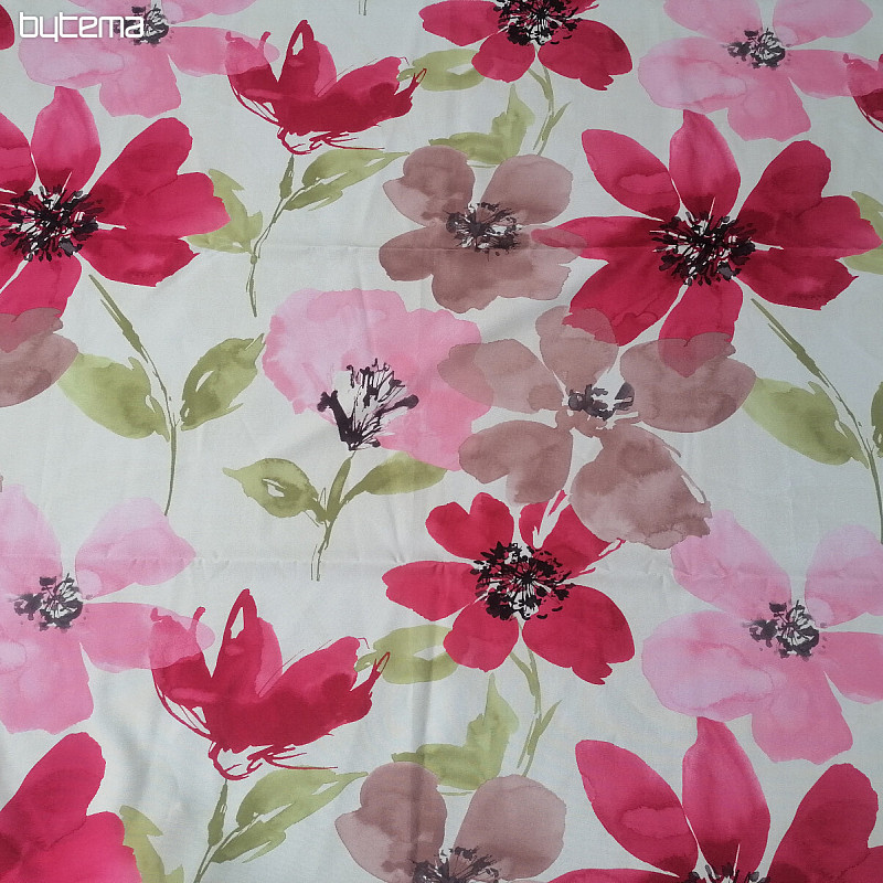 Ukrasna zavjesa Pink flowers veliki 150x240 cm