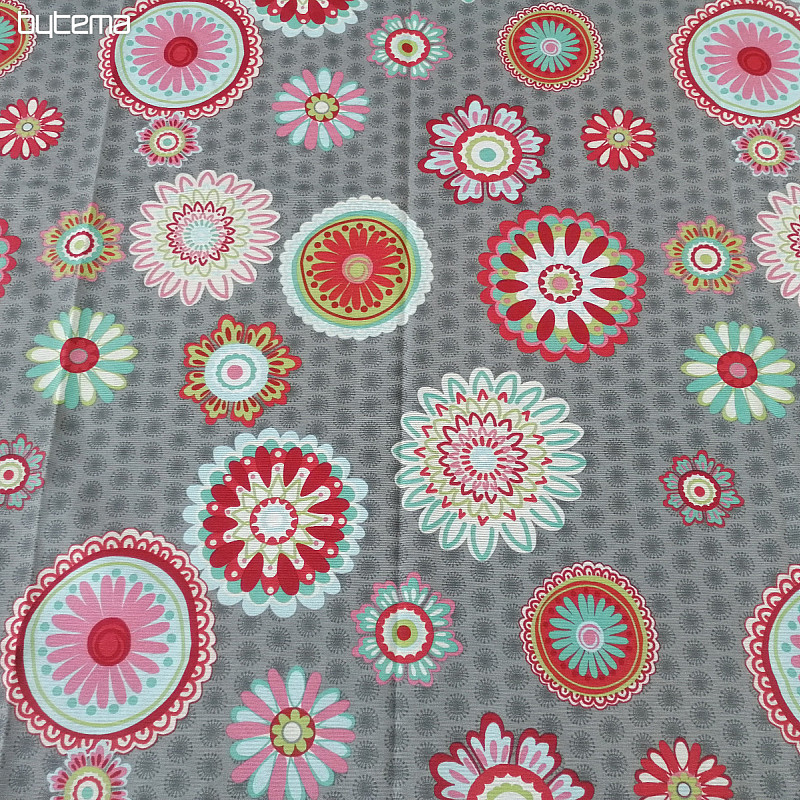 Ukrasna zavjesa Mandala cvijet -130x245 cm