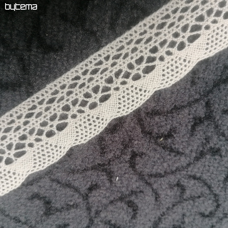 Pamučna čipka 75077/6200 32mm krem