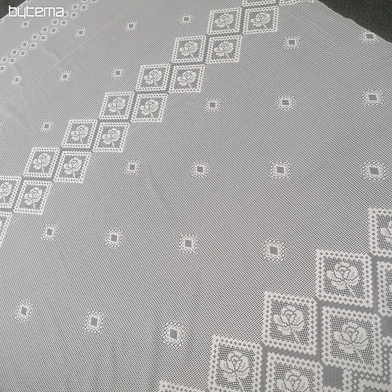 Jacquard zavjesa 86759/300 bijela