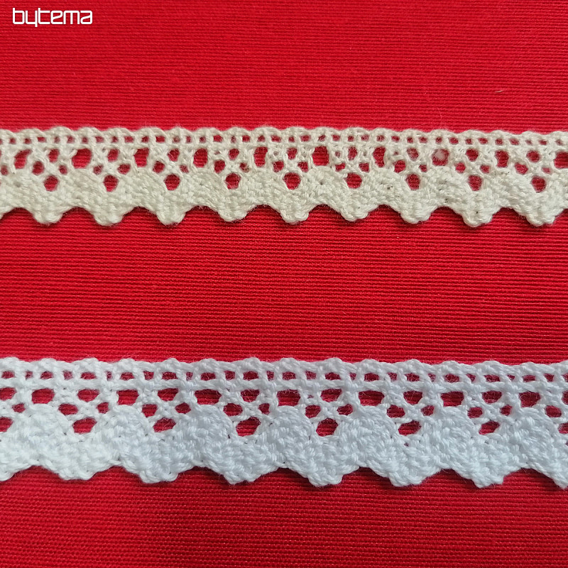 Pamučna čipka 75260 22mm bijela