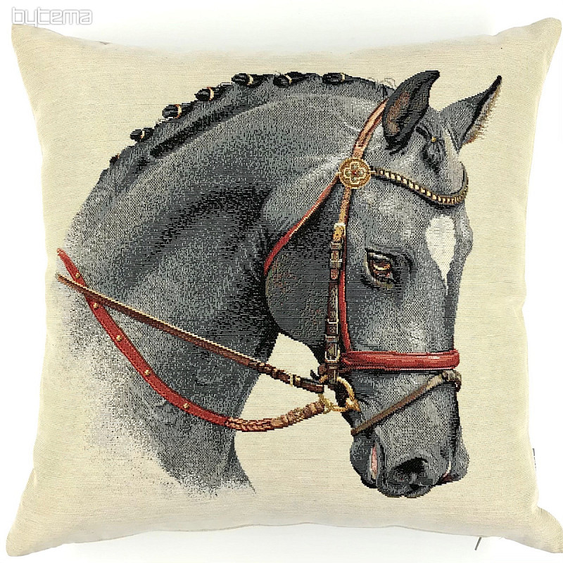 Navlaka za jastuk od goblena GREY HORSE