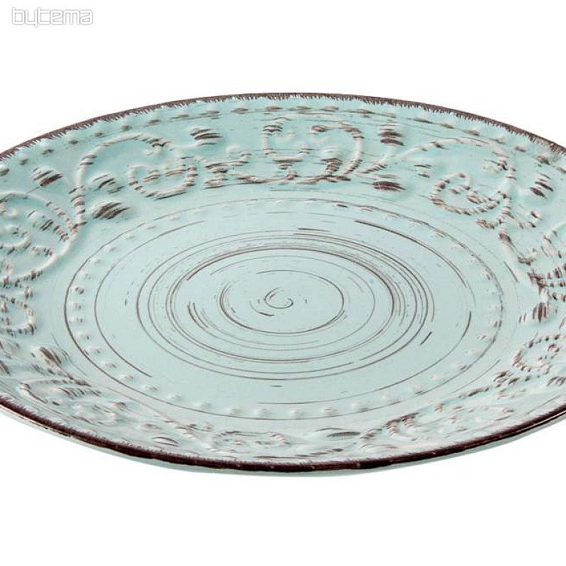Plitki tanjur PLAVI RELJEF 21X2 CM