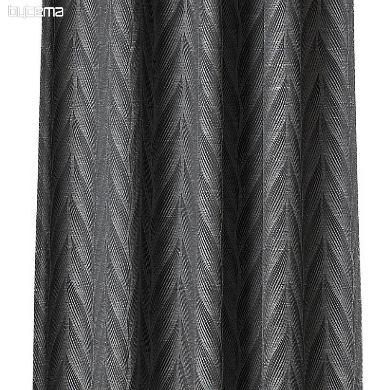Ukrasna zavjesa PAJA crno-siva 146x245