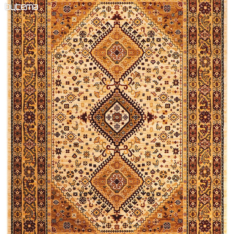 Luksuzni vuneni tepih PRAGUE geometrijski bež