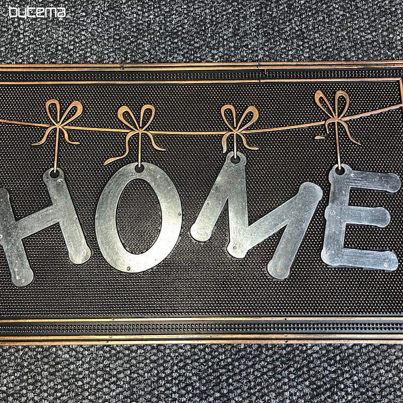HOME gumena podloga s mašnama