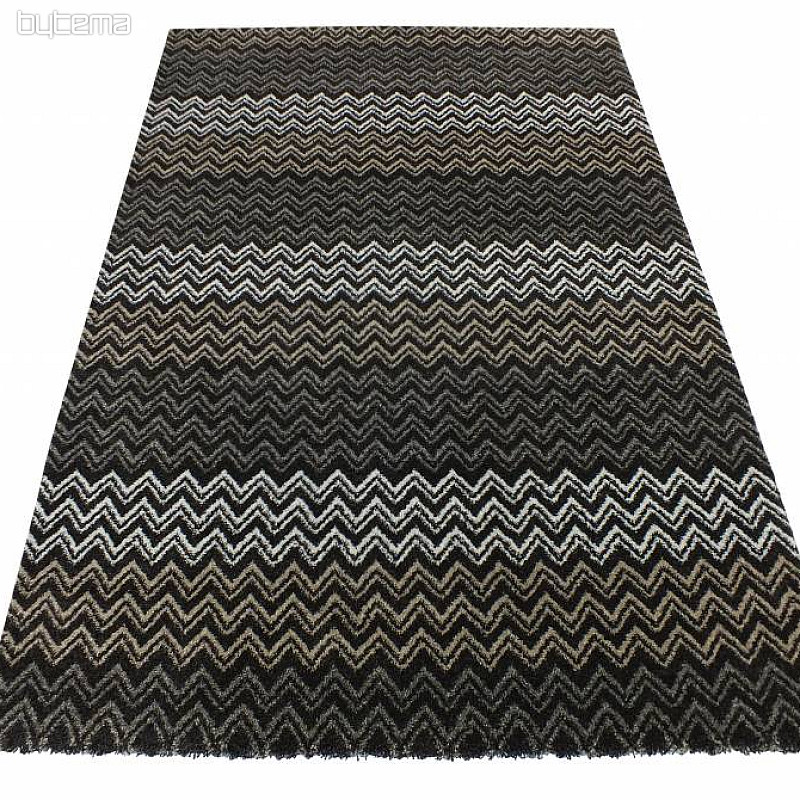 Moderan tepih ZIG ZAG braon