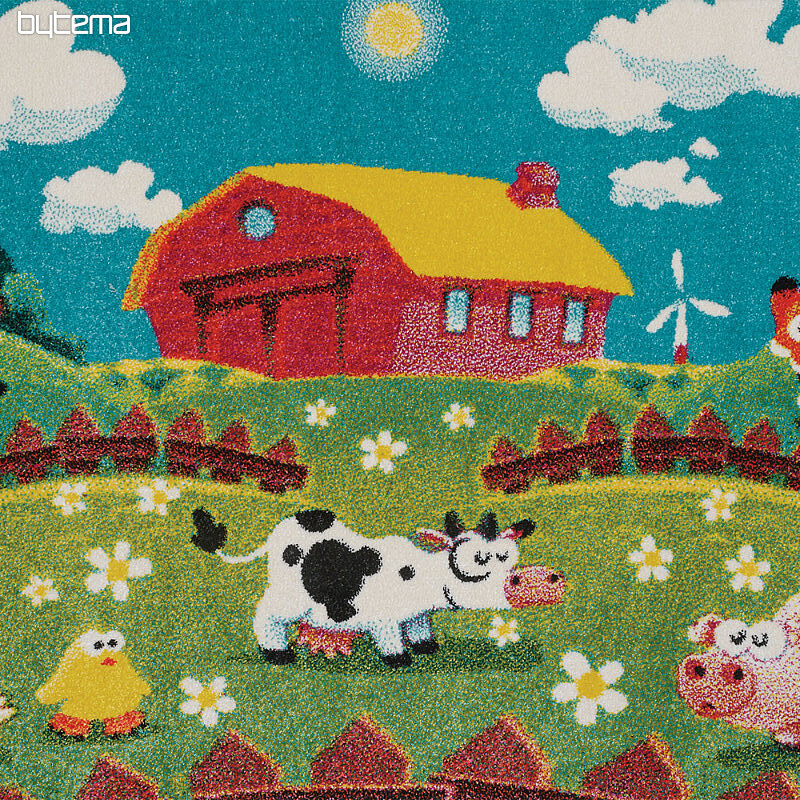 Dječji komadni tepih PLAY FARMA