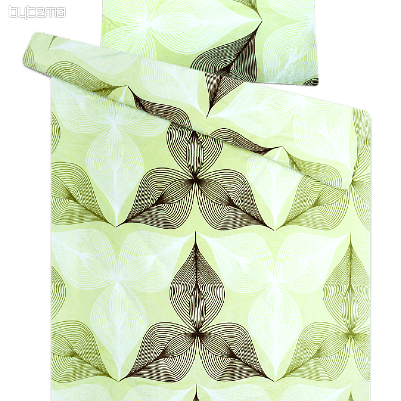 Posteljina od mikroflanela od mikrofibre - PISTACHIA SYMBIOSIS