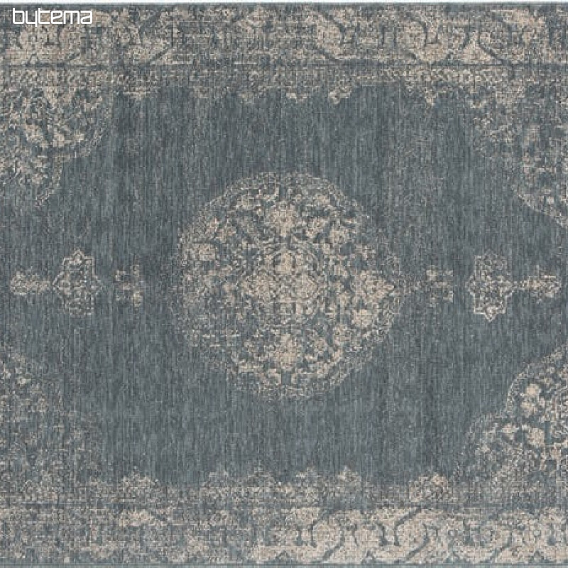 Luksuzni VINTAGE tamni vuneni tepih