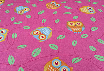 Tepih za sobe za djevojčice HAPPY OWL