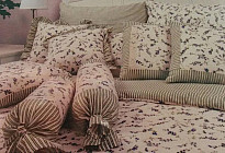 Krep plahte u stilu PROVENCE 140x200, 70x90