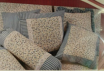 Krep plahte u stilu PROVENCE 140x200, 70x90