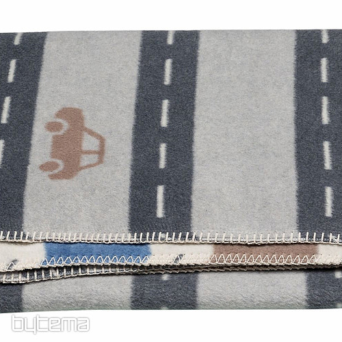 Dječji pamučni pokrivač DF AUTO 100x150
