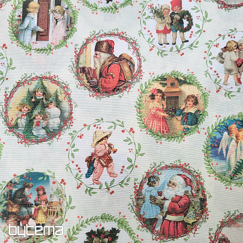 Tkanina za božićne ukrase VICTORIAN CHRISTMAS