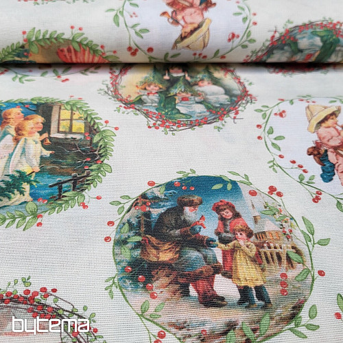 Tkanina za božićne ukrase VICTORIAN CHRISTMAS