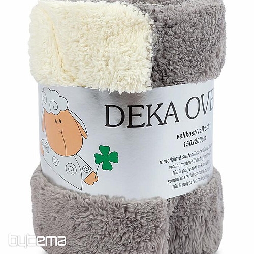 Deka Ovca-ovca svijetlosiva/krem