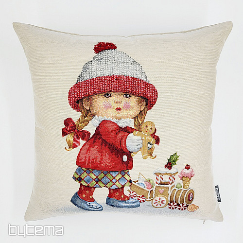 Naslovnica za božićni goblen DJEVOJČICA SA IGRAČKOM