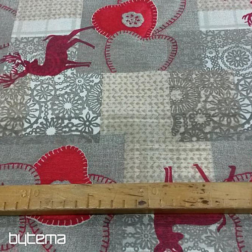 Božićna ukrasna tkanina TRICOT
