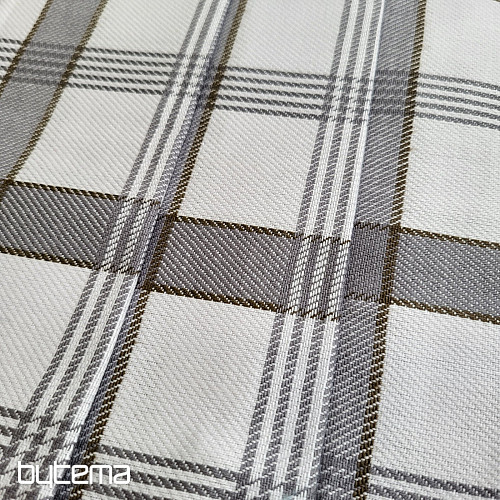 Moderni karirani ručnici od egipatskog pamuka SIVI