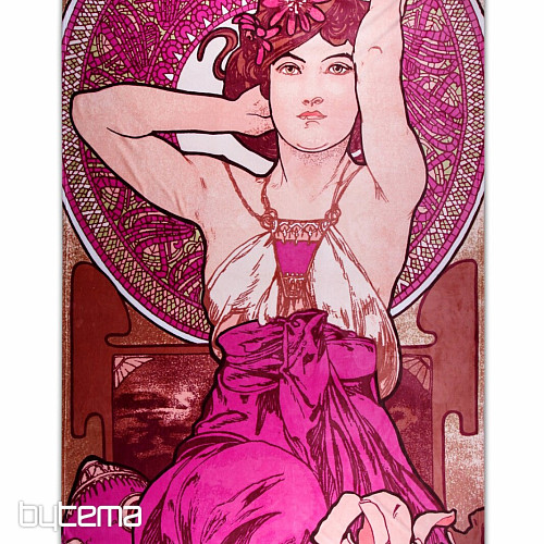ALFONS MUCHA deka s certifikatom