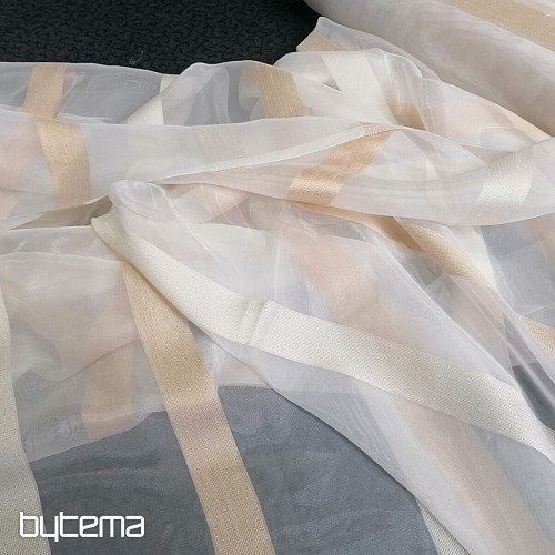 Voile zavjesa STRIPES GOLD