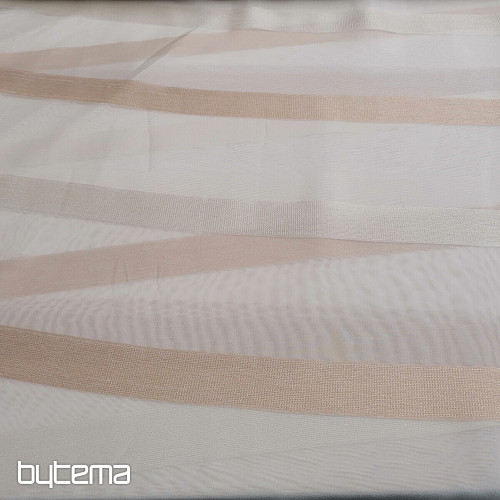 Voile zavjesa STRIPES GOLD