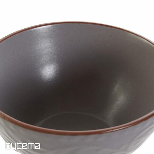 Zdjelica SIVI RELJEF 14,7x7,7 cm siva