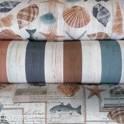 Dekorativna tkanina Ocean pruge