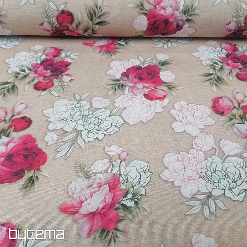 Dekorativna tkanina Rose Geraldine 3D