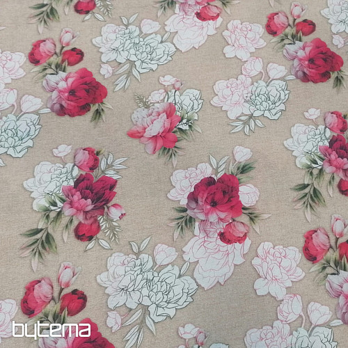 Dekorativna tkanina Rose Geraldine 3D
