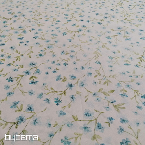 Mini sakura plava pamučna tkanina
