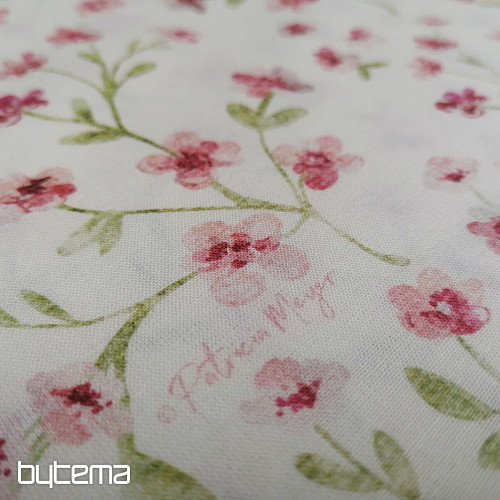 Mini sakura ružičasta pamučna tkanina
