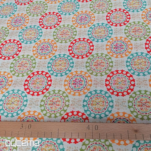 Pamučna tkanina Mandala - Andale