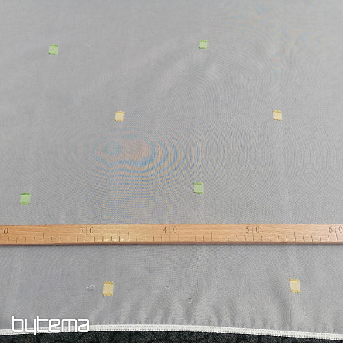 Bijela voile zavjesa 9350/300/42