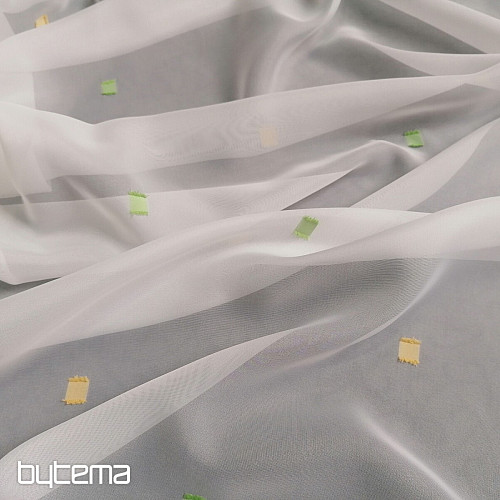Bijela voile zavjesa 9350/300/42