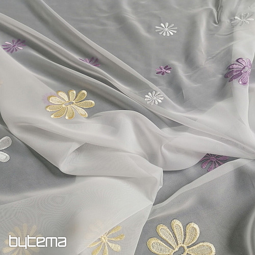 Bijela voile zavjesa 633/300/6730